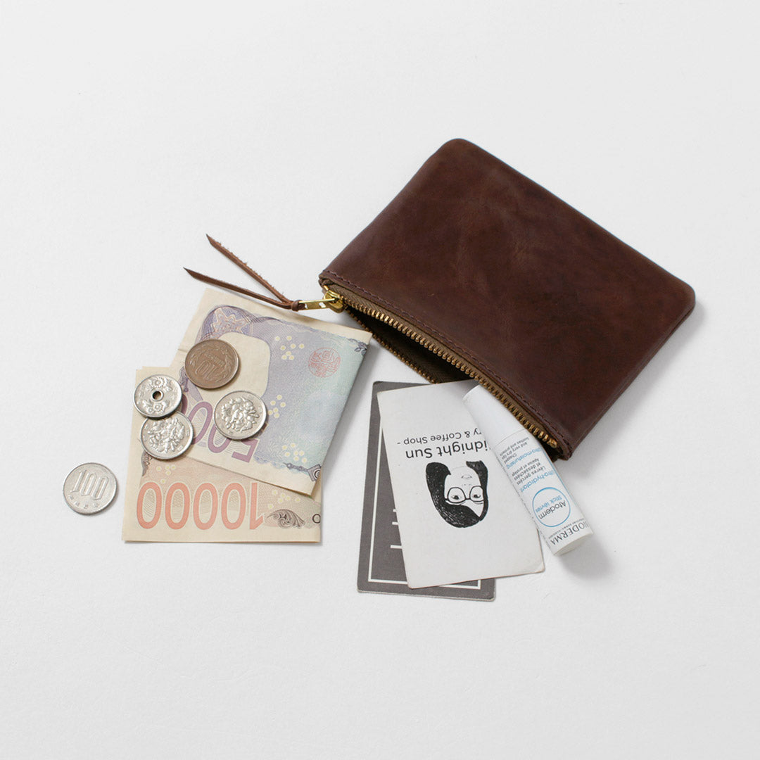BUTTON WORKS / Chromexcel Leather Pouch Wallet