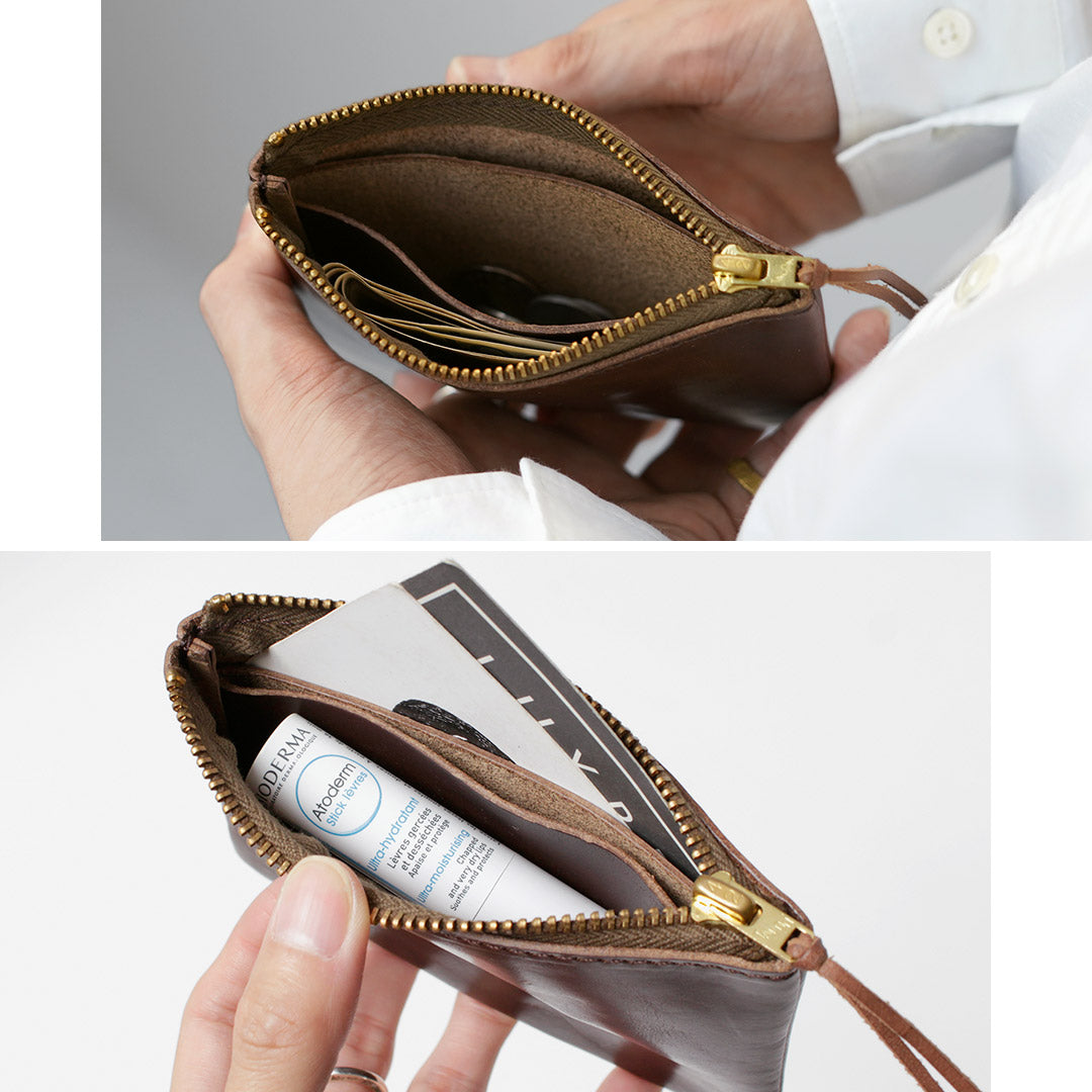 BUTTON WORKS / Chromexcel Leather Pouch Wallet