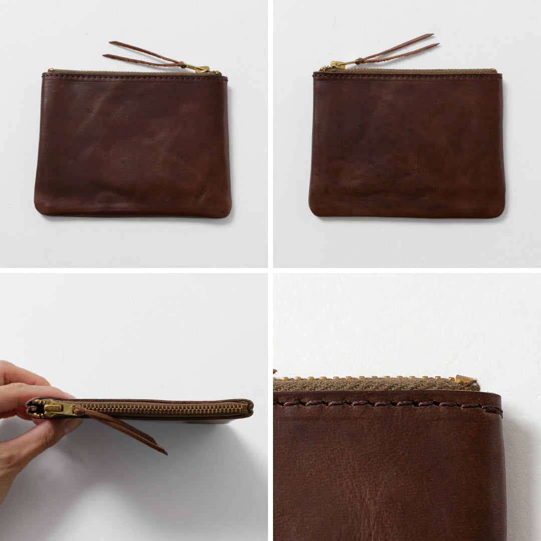 BUTTON WORKS / Chromexcel Leather Pouch Wallet