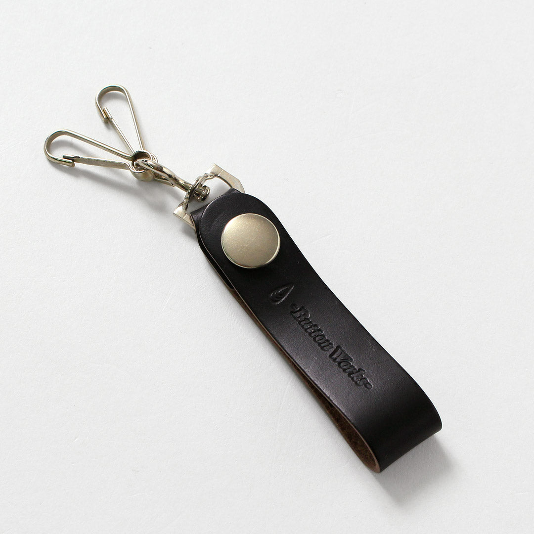 BUTTON WORKS / Llavero de cuero Chromexcel - Gancho de anclaje North & Judd
