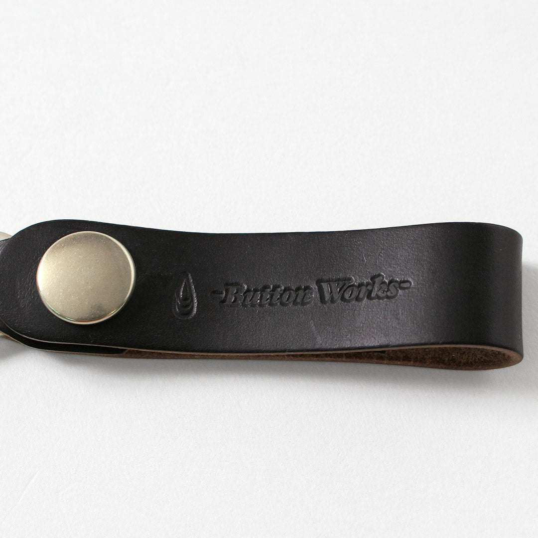 BUTTON WORKS / Llavero de cuero Chromexcel - Gancho de anclaje North & Judd