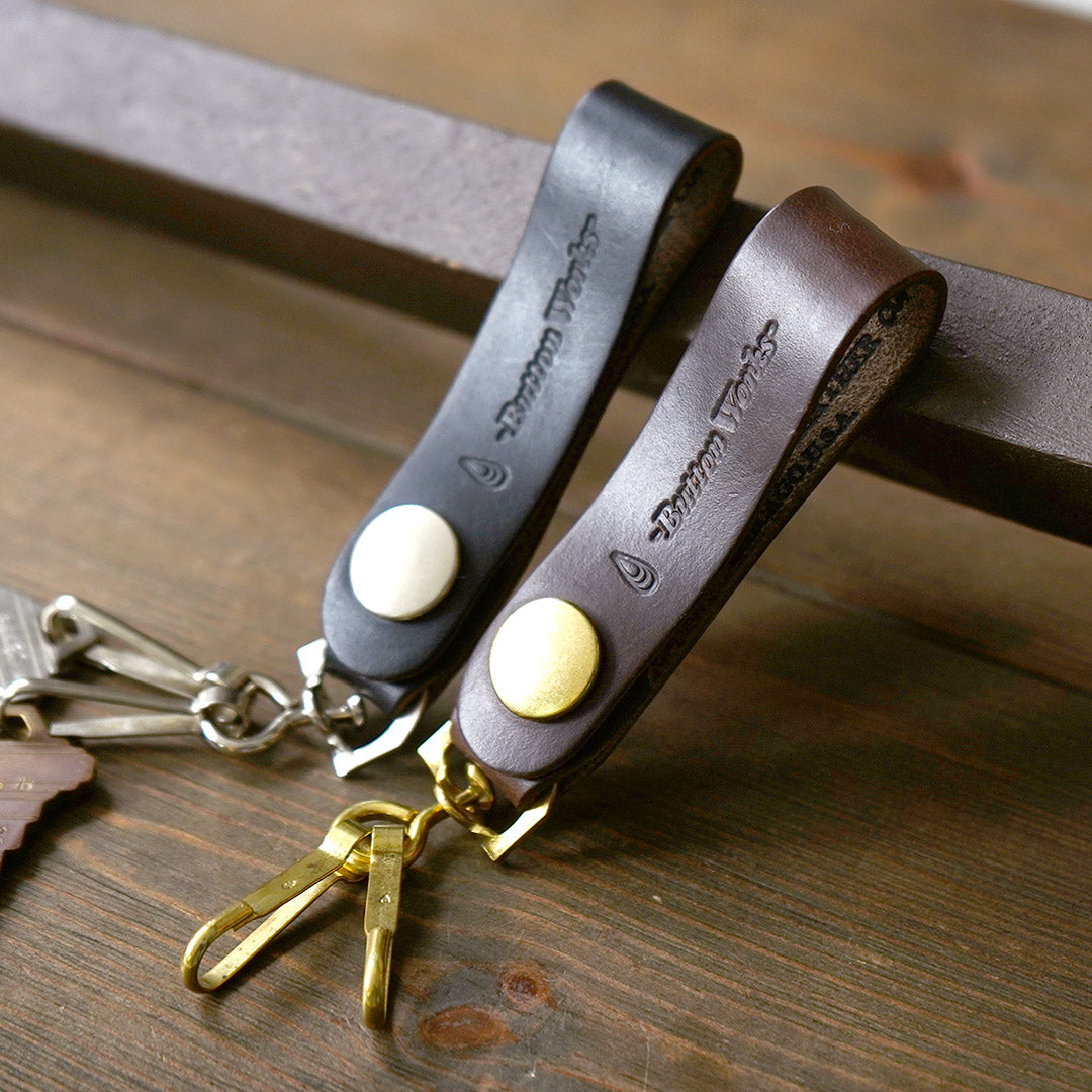 BUTTON WORKS / Llavero de cuero Chromexcel - Gancho de anclaje North & Judd