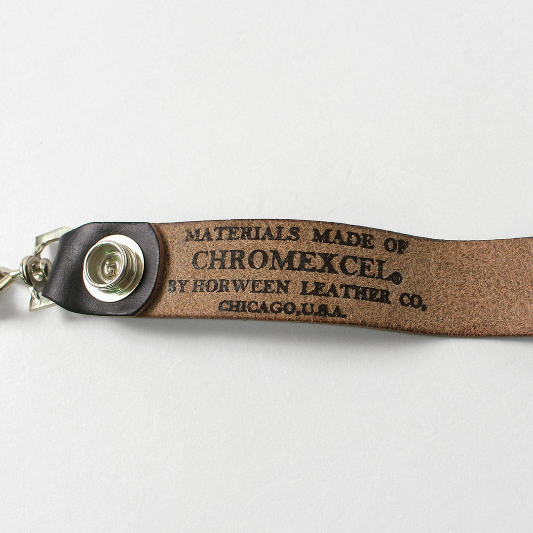 BUTTON WORKS / Llavero de cuero Chromexcel - Gancho de anclaje North & Judd