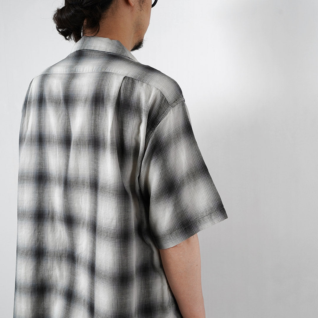 PENDLETON / Open Collar Short Sleeve Shirt