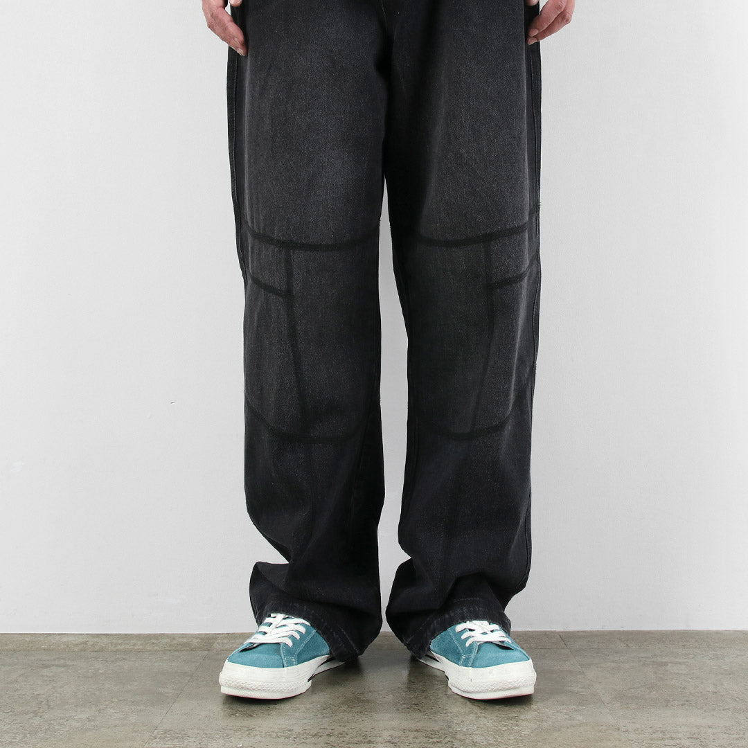 BY PARRA / Moto Stitchers Pantalón Denim
