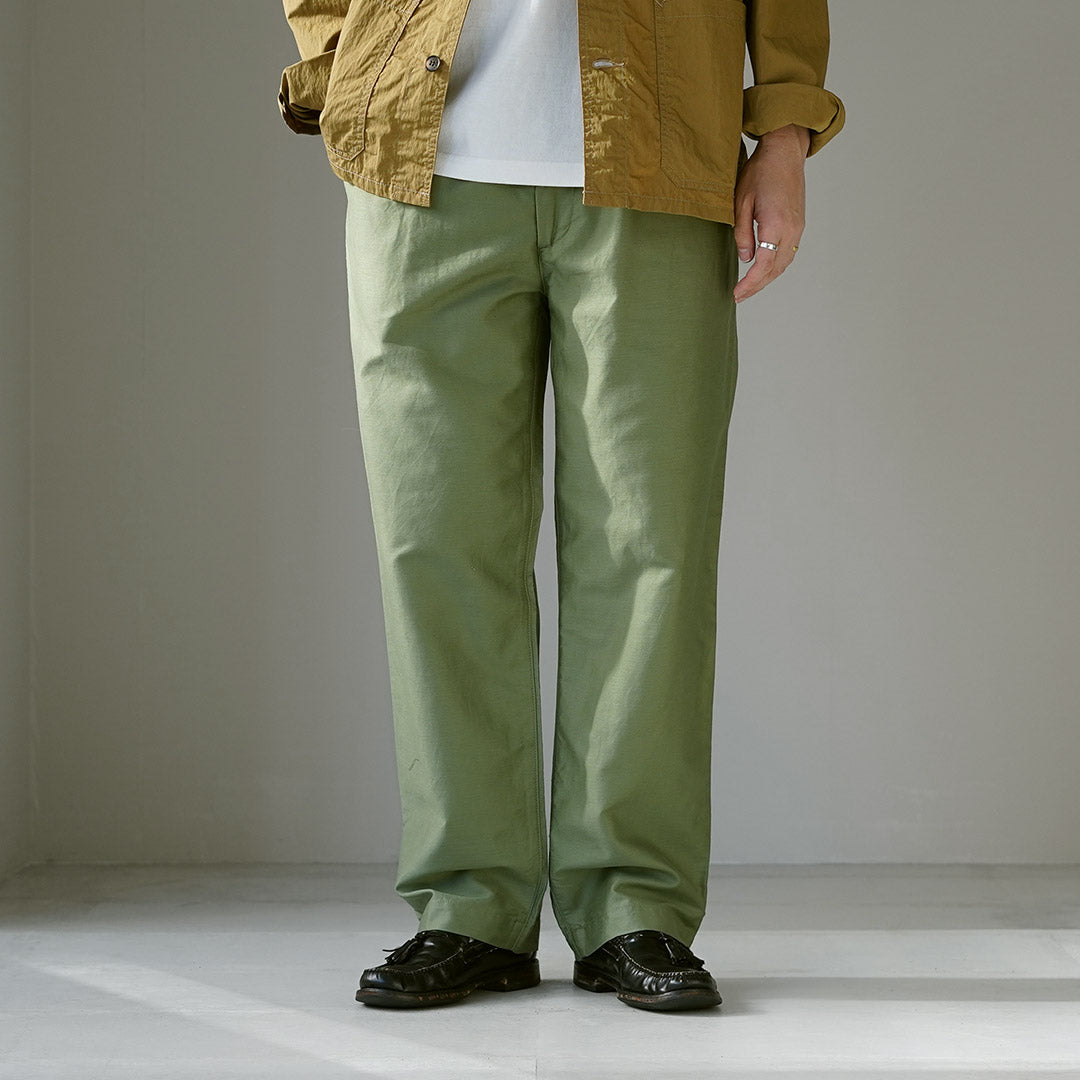 FOB FACTORY / Pantalón deportivo Moleskin de lino y algodón