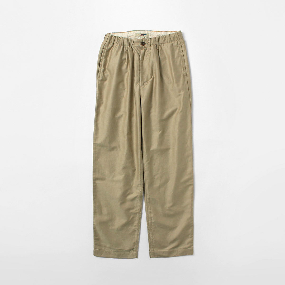 FOB FACTORY / Pantalón deportivo Moleskin de lino y algodón