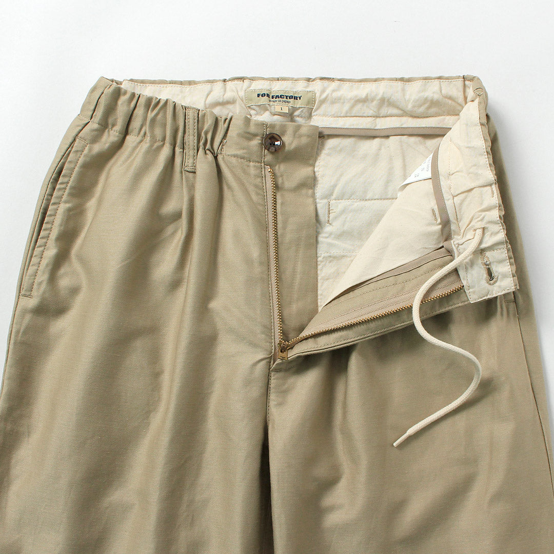 FOB FACTORY / Pantalón deportivo Moleskin de lino y algodón