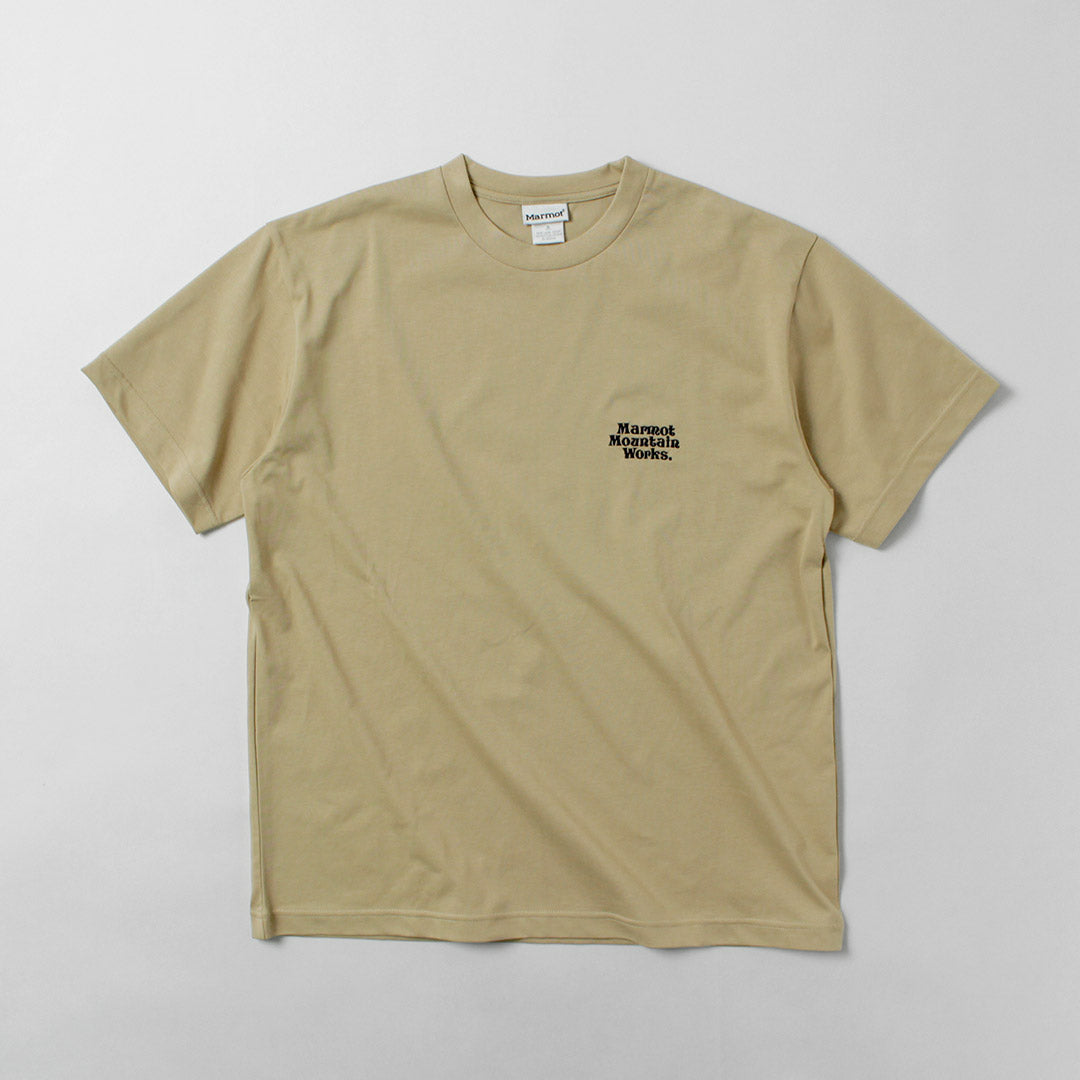 MARMOT / MMW 자수 티셔츠