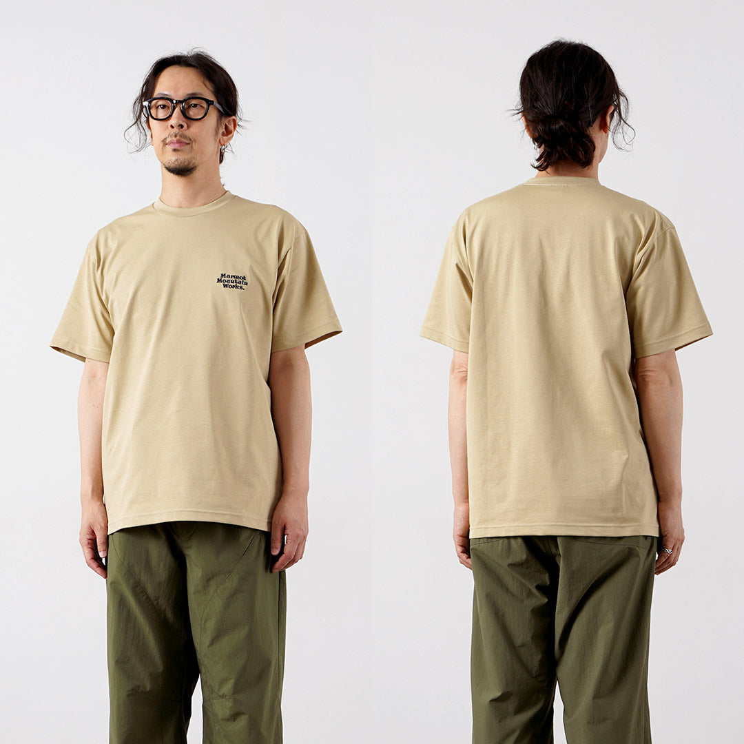 MARMOT / MMW 자수 티셔츠