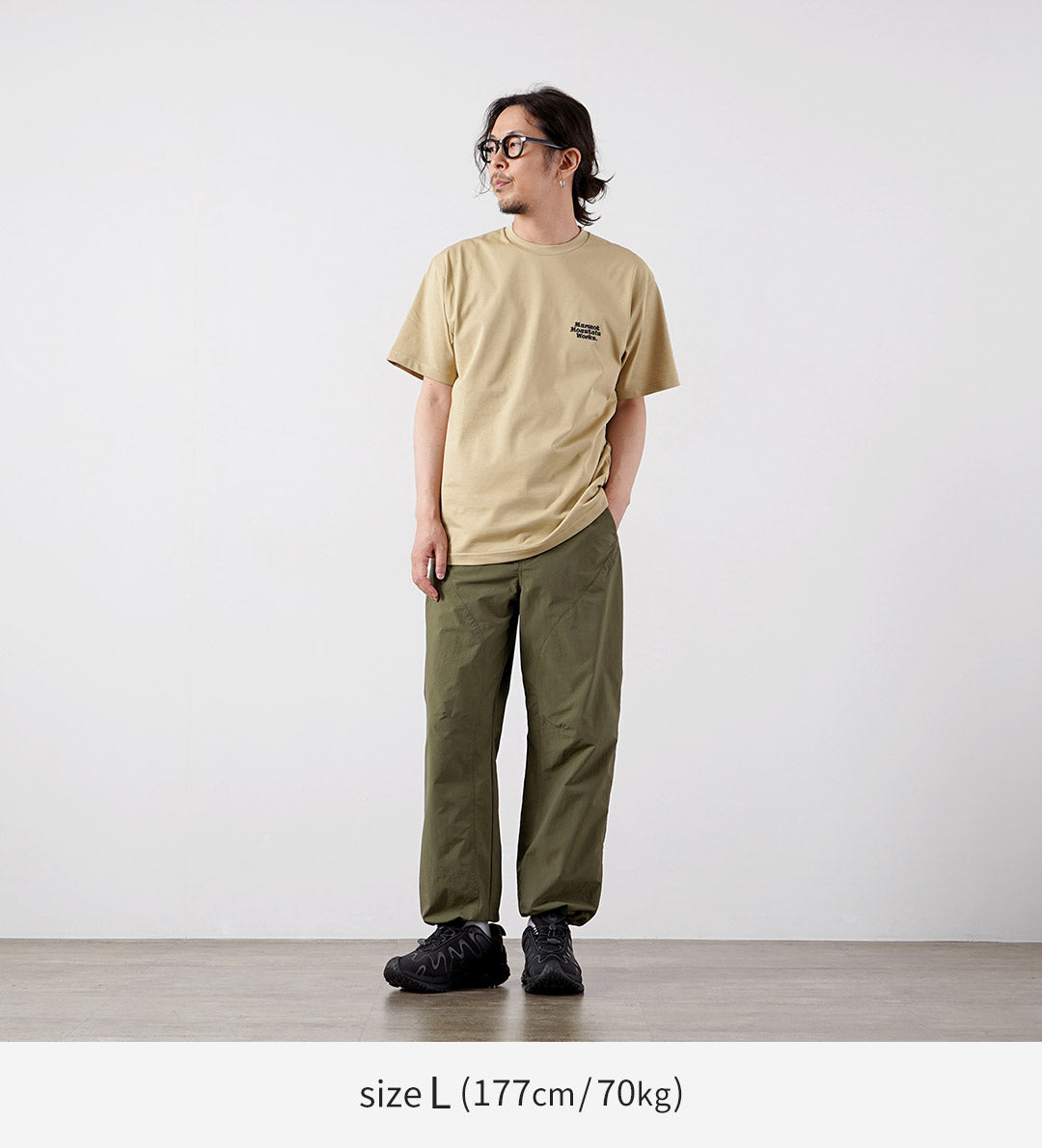 MARMOT / MMW 자수 티셔츠