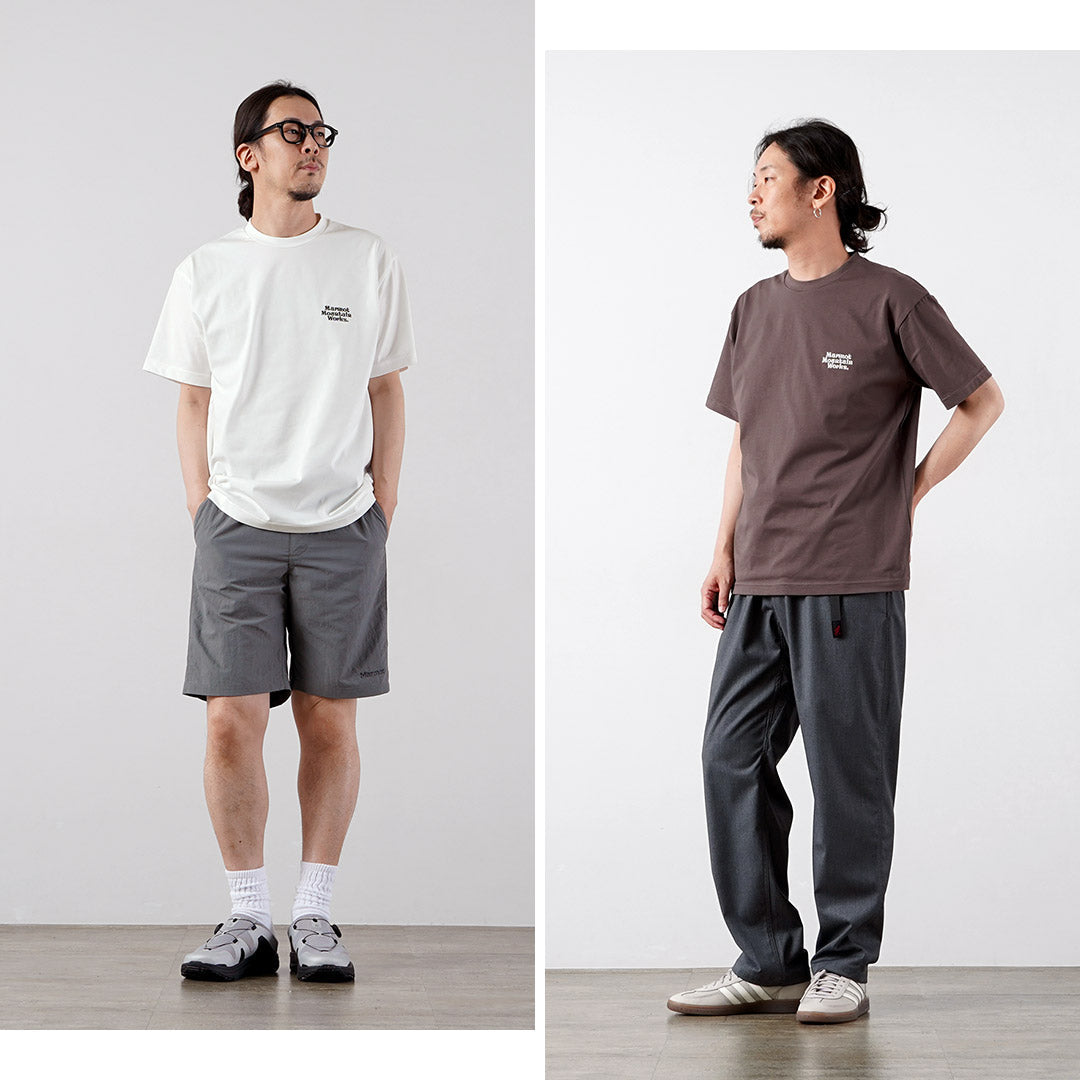 MARMOT / MMW 자수 티셔츠