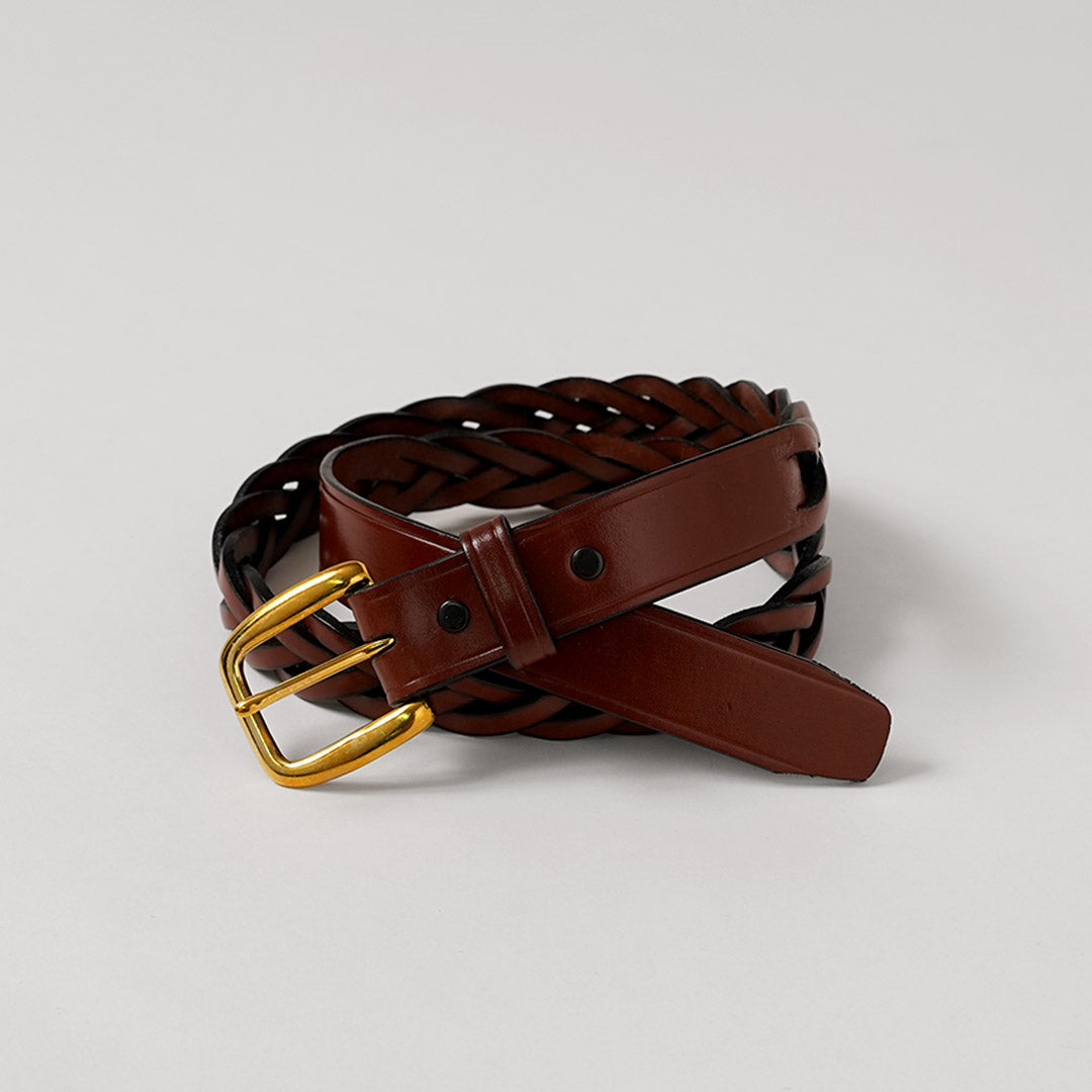 TORY LEATHER / Long Tip Braided Belt