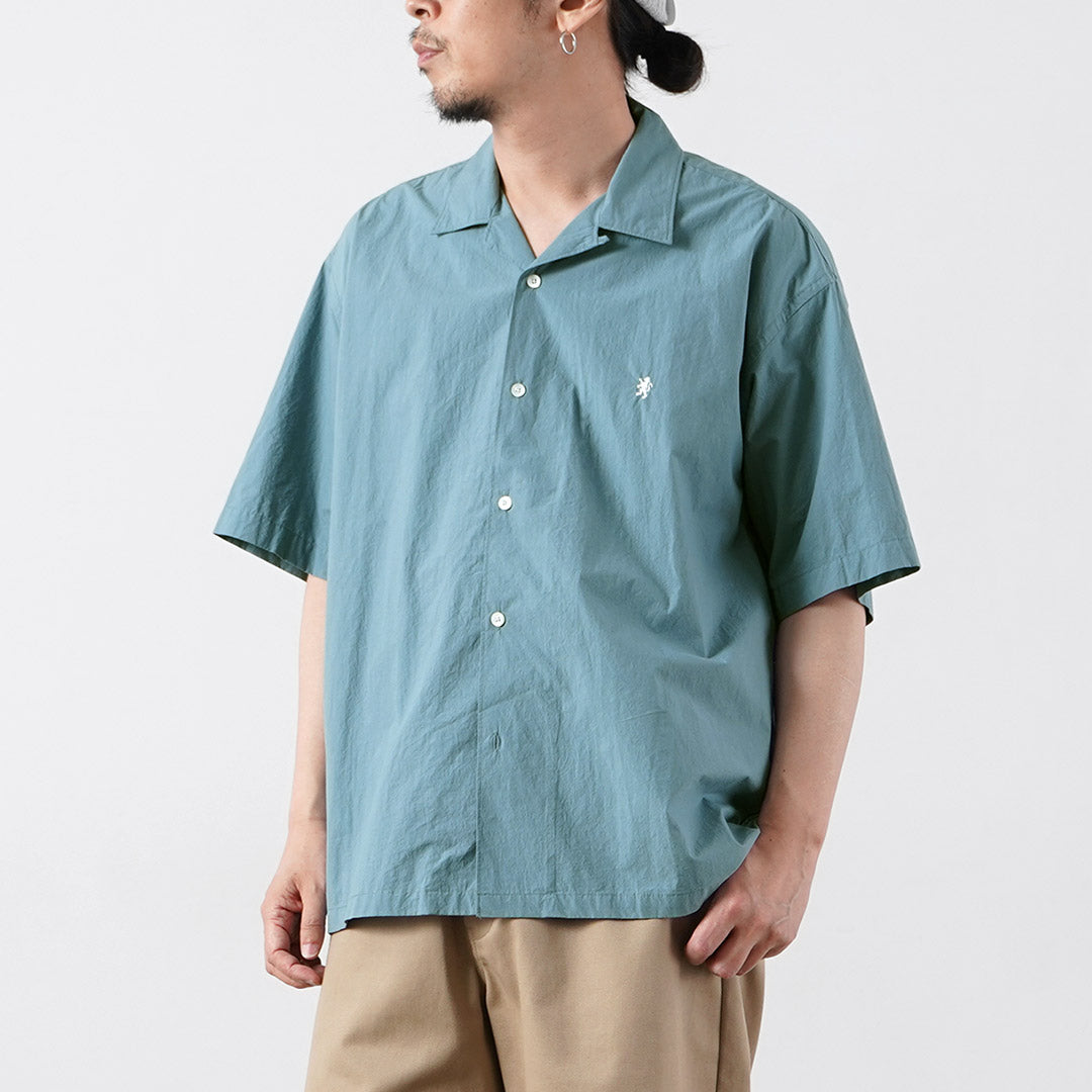 GYMPHLEX / Open Collar Short Sleeve Shirt