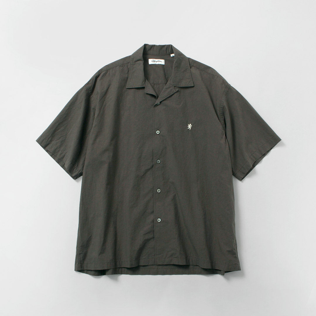 GYMPHLEX / Open Collar Short Sleeve Shirt