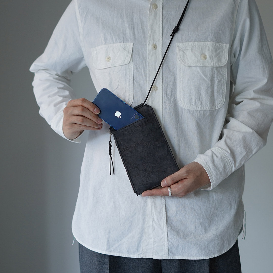 SENTI / Dyneema Leather Travel Shoulder Bag
