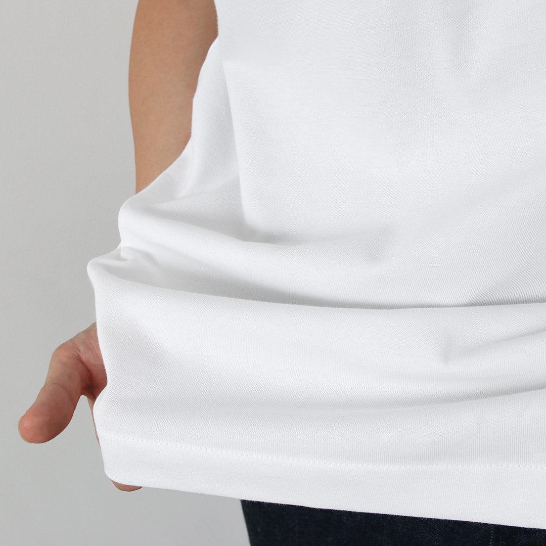 LACOSTE / Camiseta con cuello redondo y silueta de cocodrilo