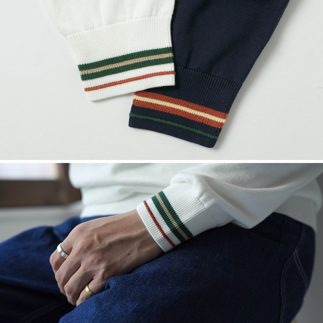 LACOSTE / Punto de algodón a rayas