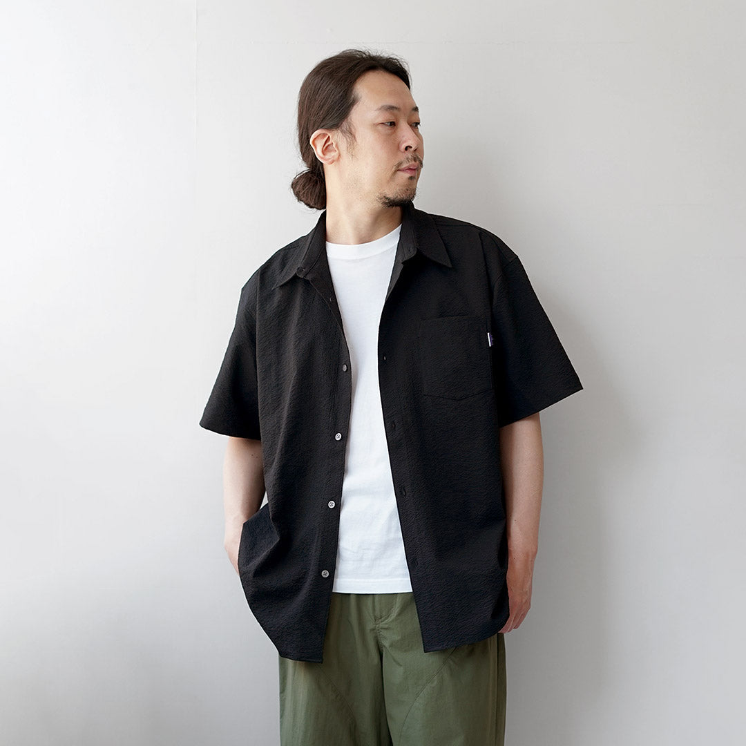 THOUSAND MILE / Short Sleeve Seersucker Shirt