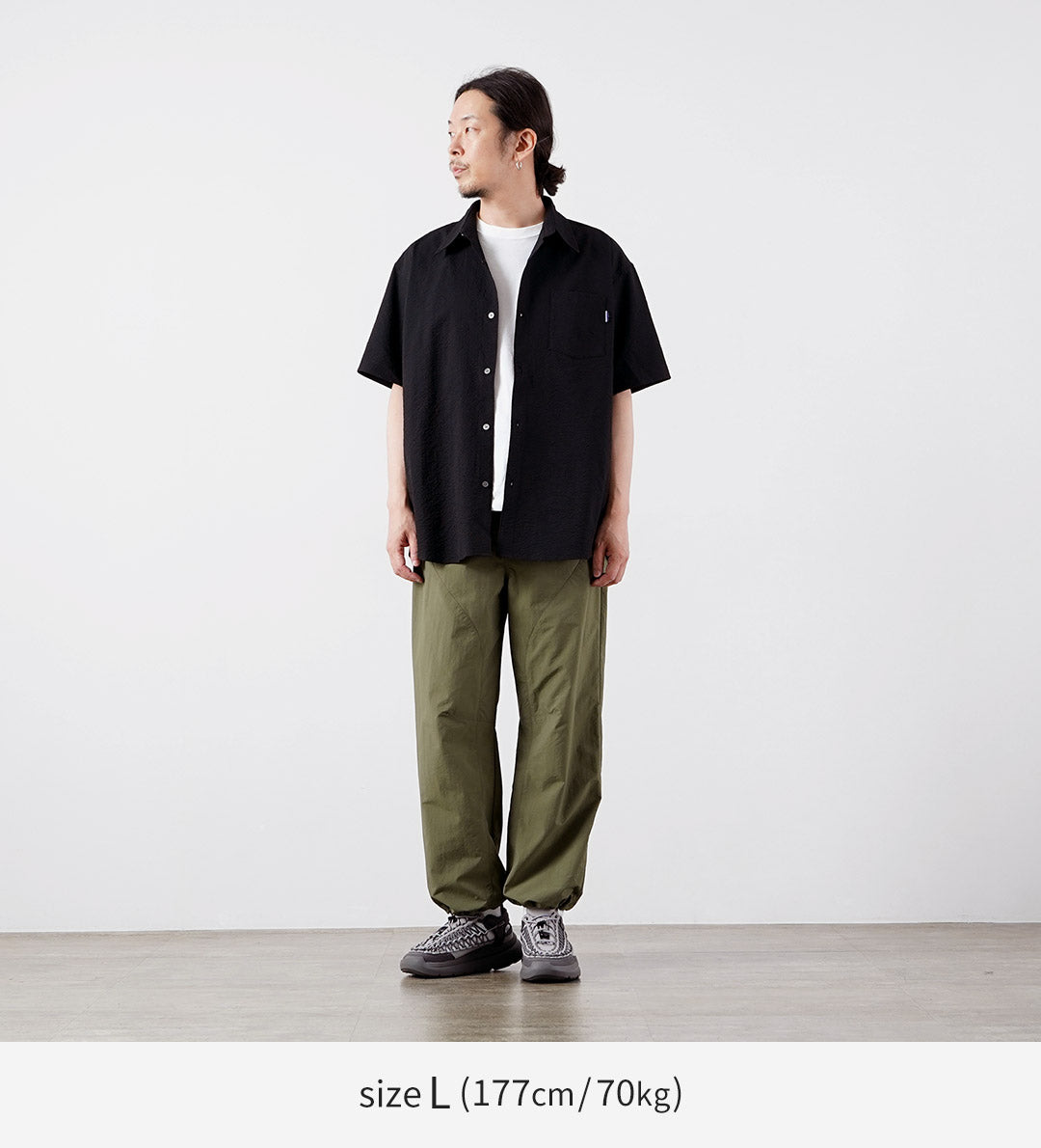 THOUSAND MILE / Short Sleeve Seersucker Shirt