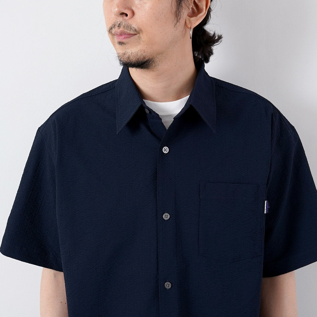 THOUSAND MILE / Short Sleeve Seersucker Shirt