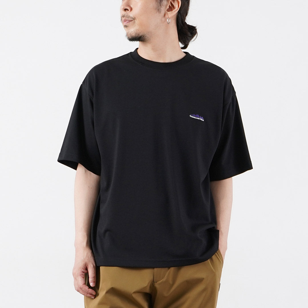 THOUSAND MILE / T/C Short-Sleeve Printed Logo T-Shirt