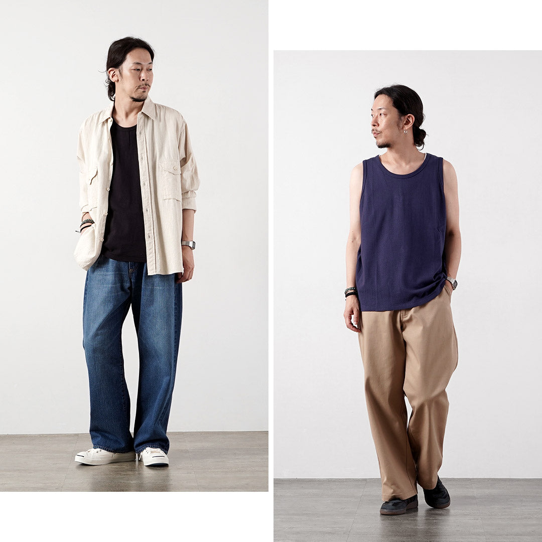 HEALTHKNIT / US Cotton Mesh Tank Top