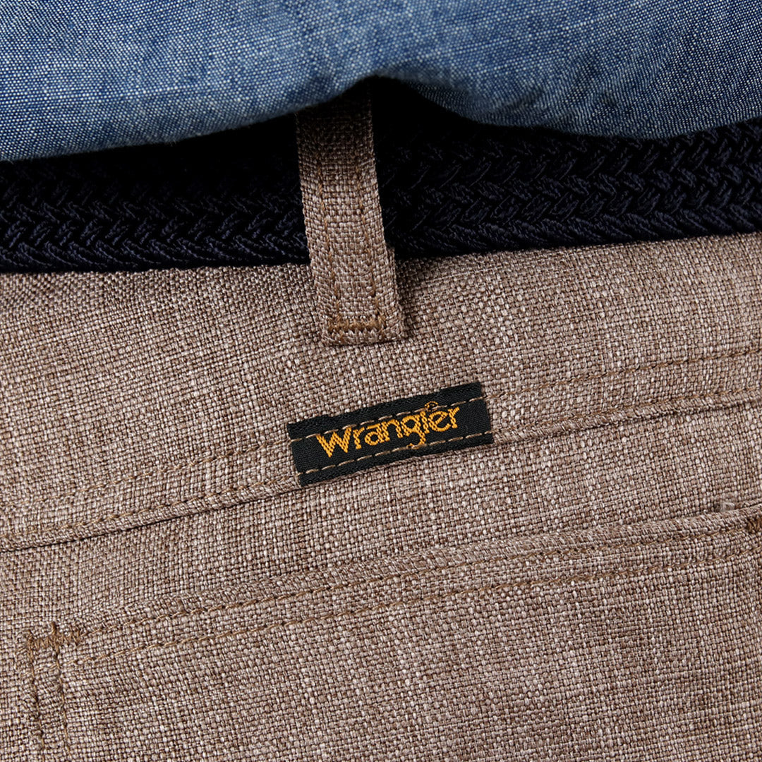 WRANGLER / Launcher Vestido Pantalones de tela tipo lino