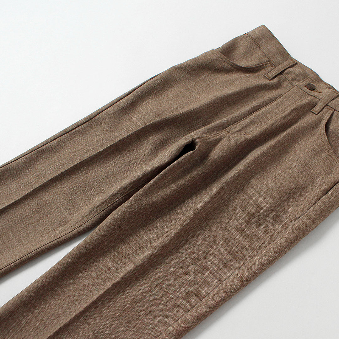 WRANGLER / Launcher Vestido Pantalones de tela tipo lino