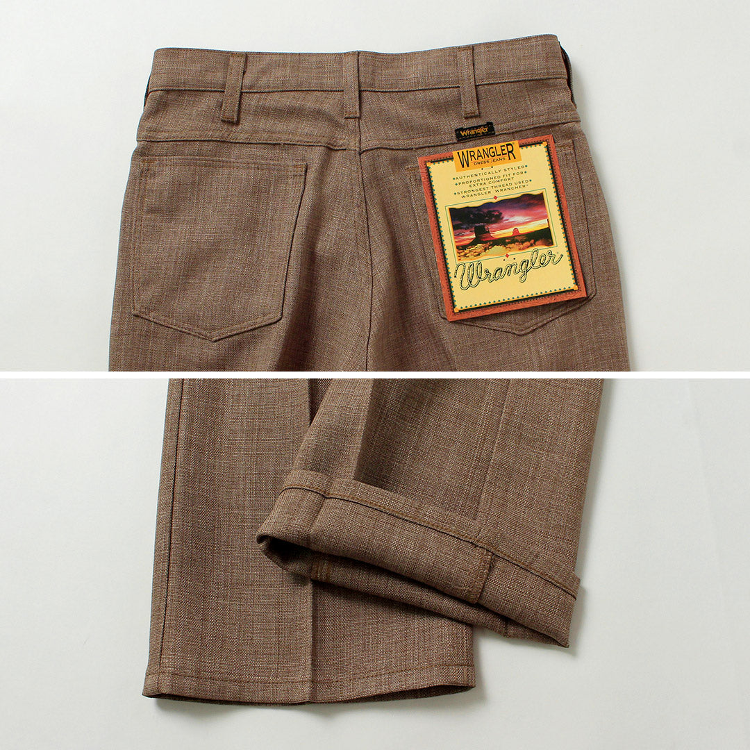 WRANGLER / Launcher Vestido Pantalones de tela tipo lino