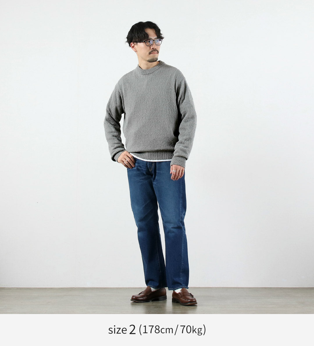 RYE TENDER / Tufa Cotton Knot Yarn Crew Pullover