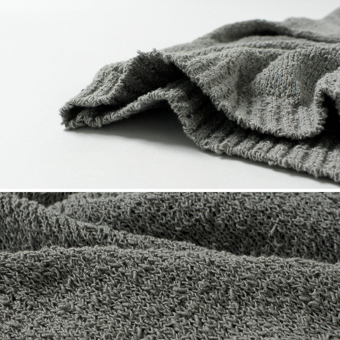 RYE TENDER / Tufa Cotton Knot Yarn Crew Pullover