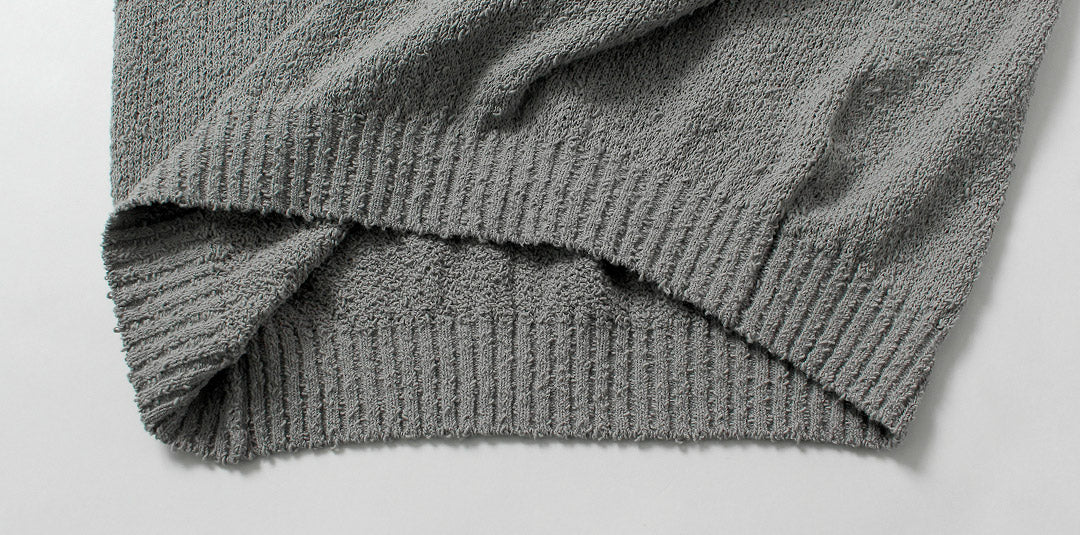 RYE TENDER / Tufa Cotton Knot Yarn Crew Pullover