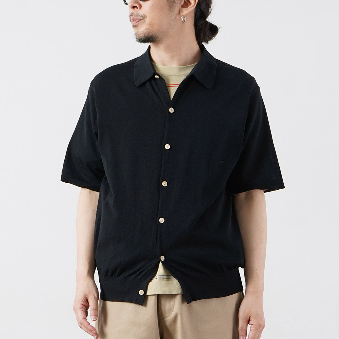 RYE TENDER / Teton Cotton Knit Short Sleeve Shirt