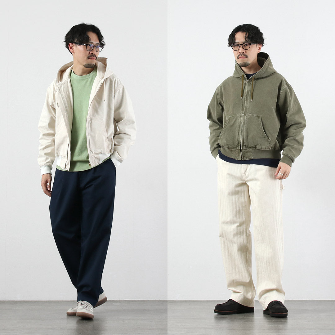 REMI RELIEF / Mil-Spec Duck Zip-Hooded Jacket