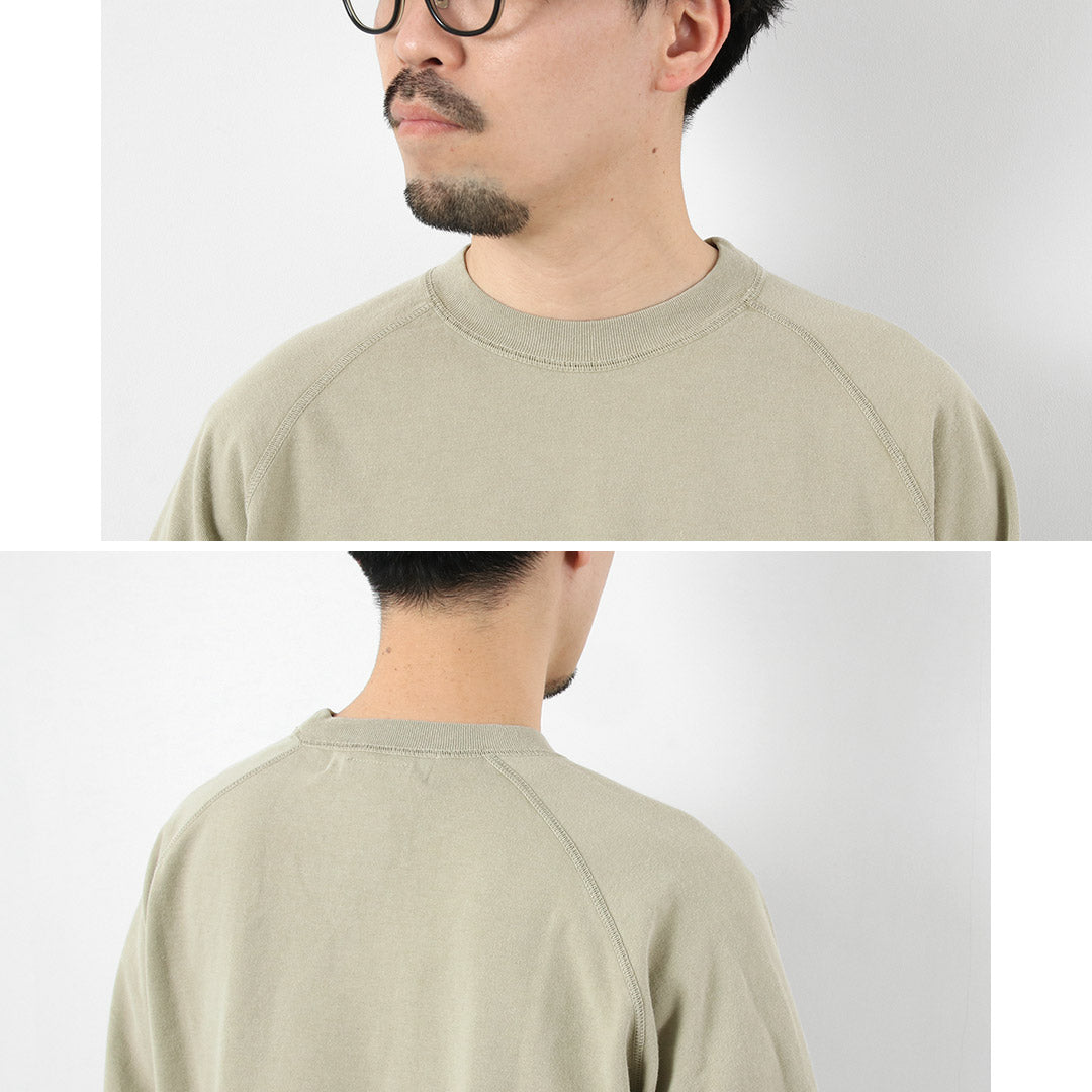 REMI RELIEF / SP Processing Supima French Terry Raglan Crew Sweatshirt