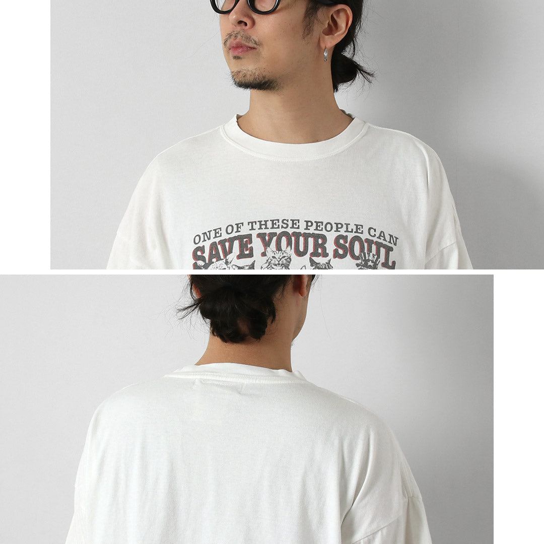 REMI RELIEF / HARD SP Processed 20/- Jersey Big Size T-Shirt (SAVE YOUR SOUL)