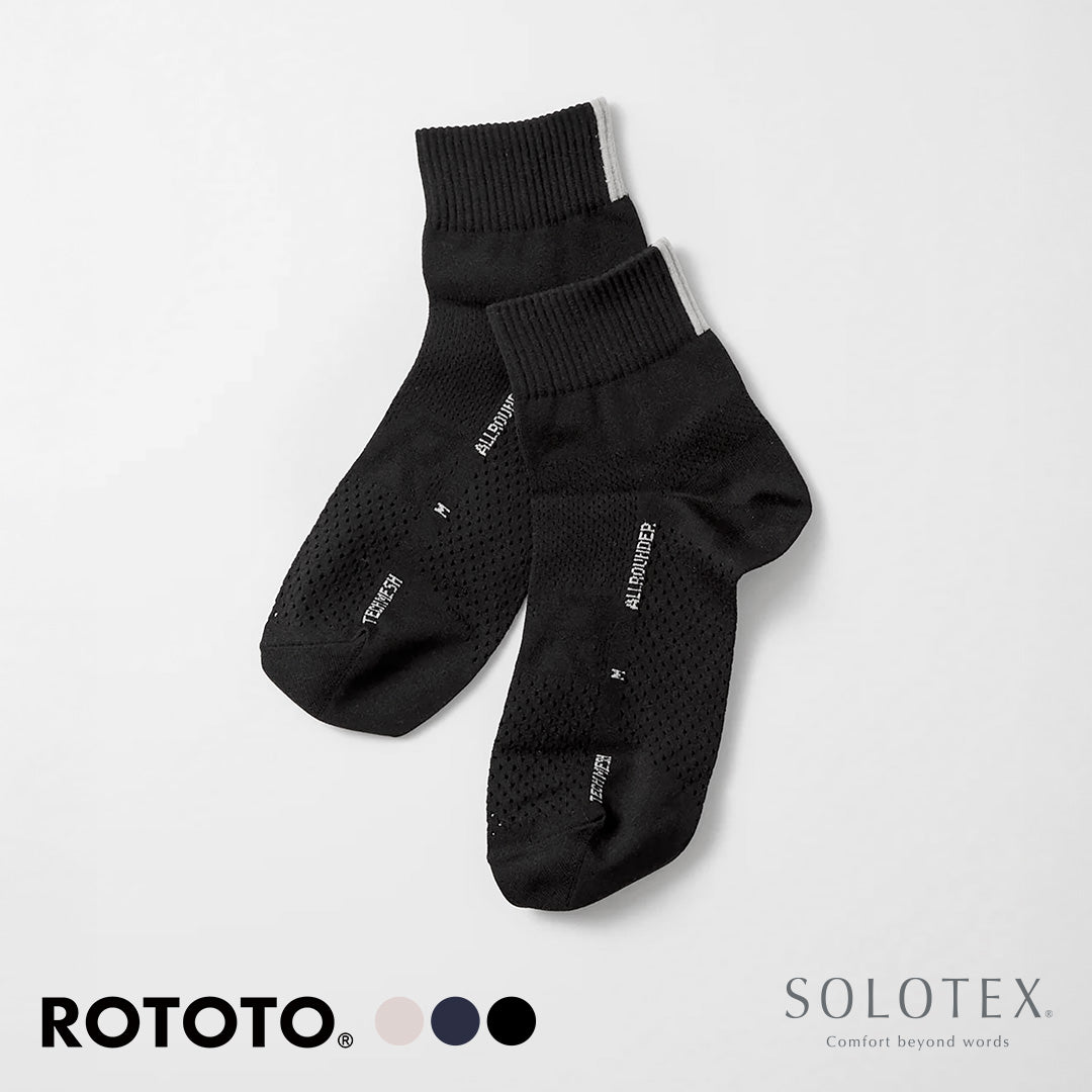 ROTOTO / Allrounder Tech-Mesh Ankle Socks