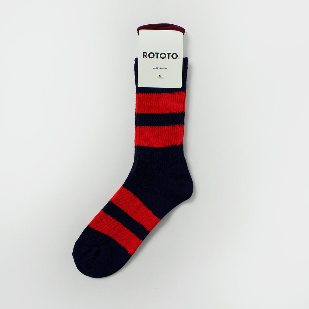 ROTOTO / Recycled Cotton Stripe Socks
