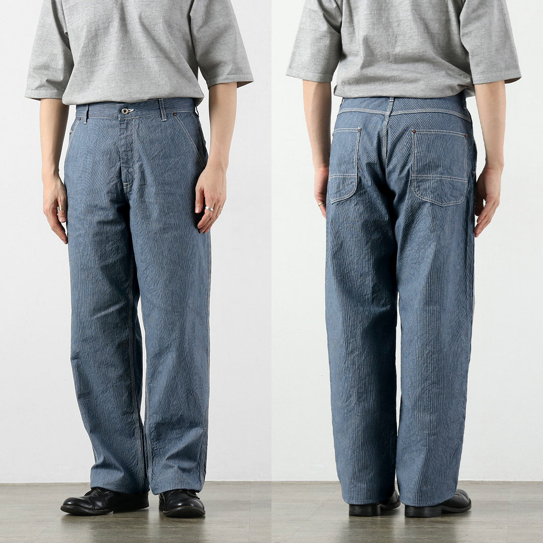 FOB FACTORY / F0548 Hickory Stripe Work Pants