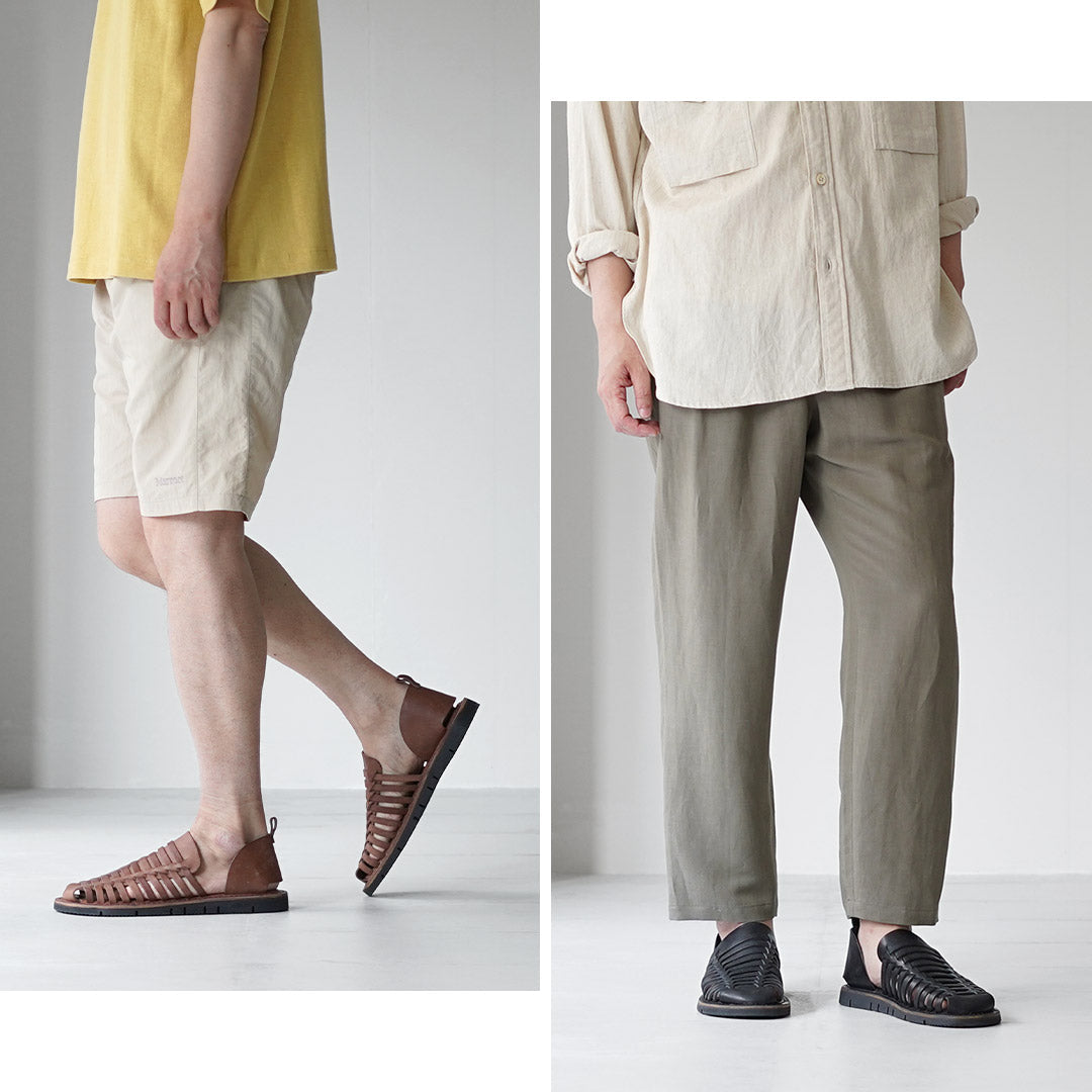 L'ANGOLO DEL CUOIO / Sandalias de Piel Intrecciato