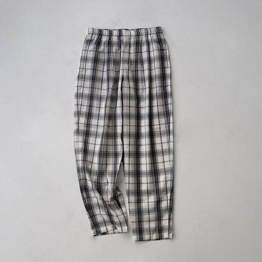 EQUIPO DE ARBUELA / Pantalones deportivos de cuadros de sirsaca