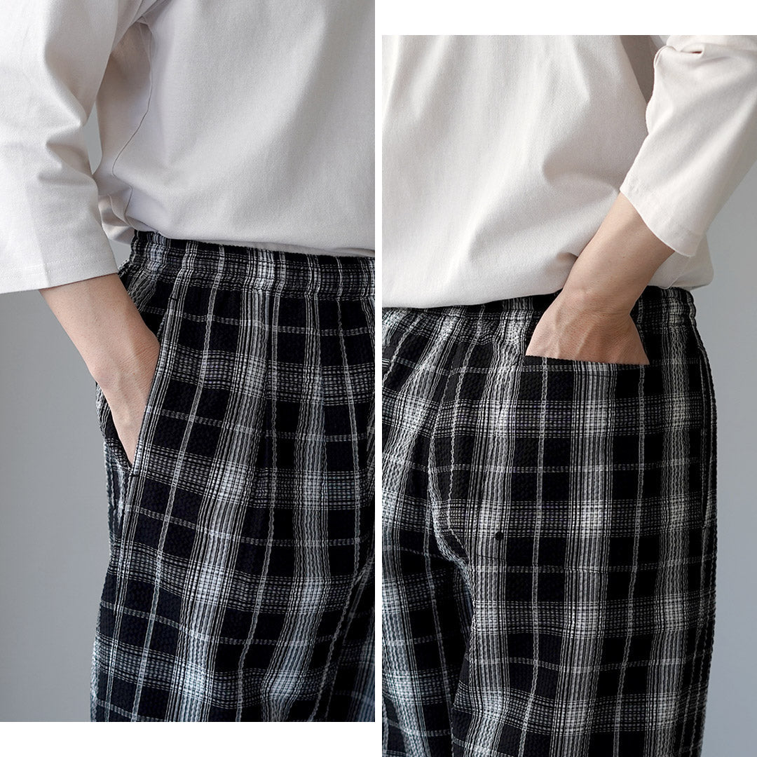 EQUIPO DE ARBUELA / Pantalones deportivos de cuadros de sirsaca