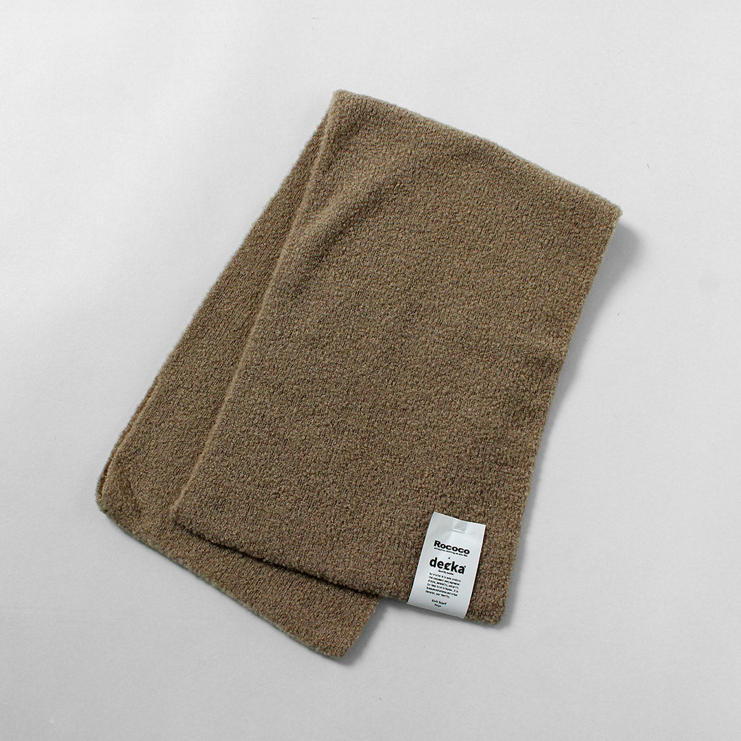 CALCETINES DE CALIDAD DECKA / Bufanda Punto Alpaca