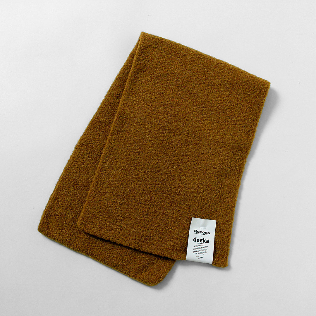 CALCETINES DE CALIDAD DECKA / Bufanda Punto Alpaca