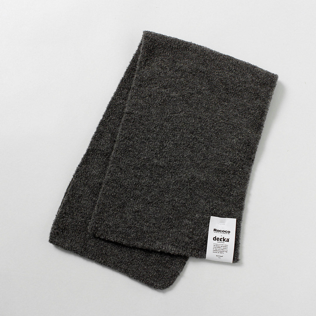 CALCETINES DE CALIDAD DECKA / Bufanda Punto Alpaca