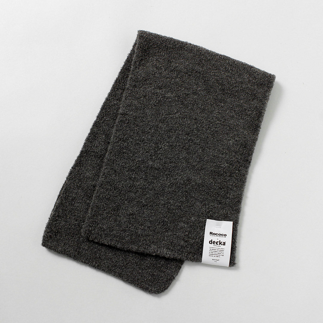 CALCETINES DE CALIDAD DECKA / Bufanda Punto Alpaca