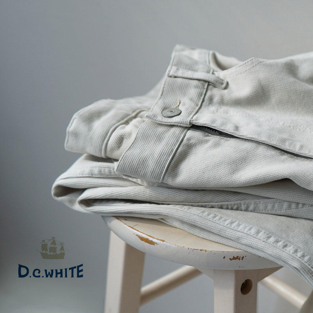 D.C.WHITE / Pantalon Piqué Campus