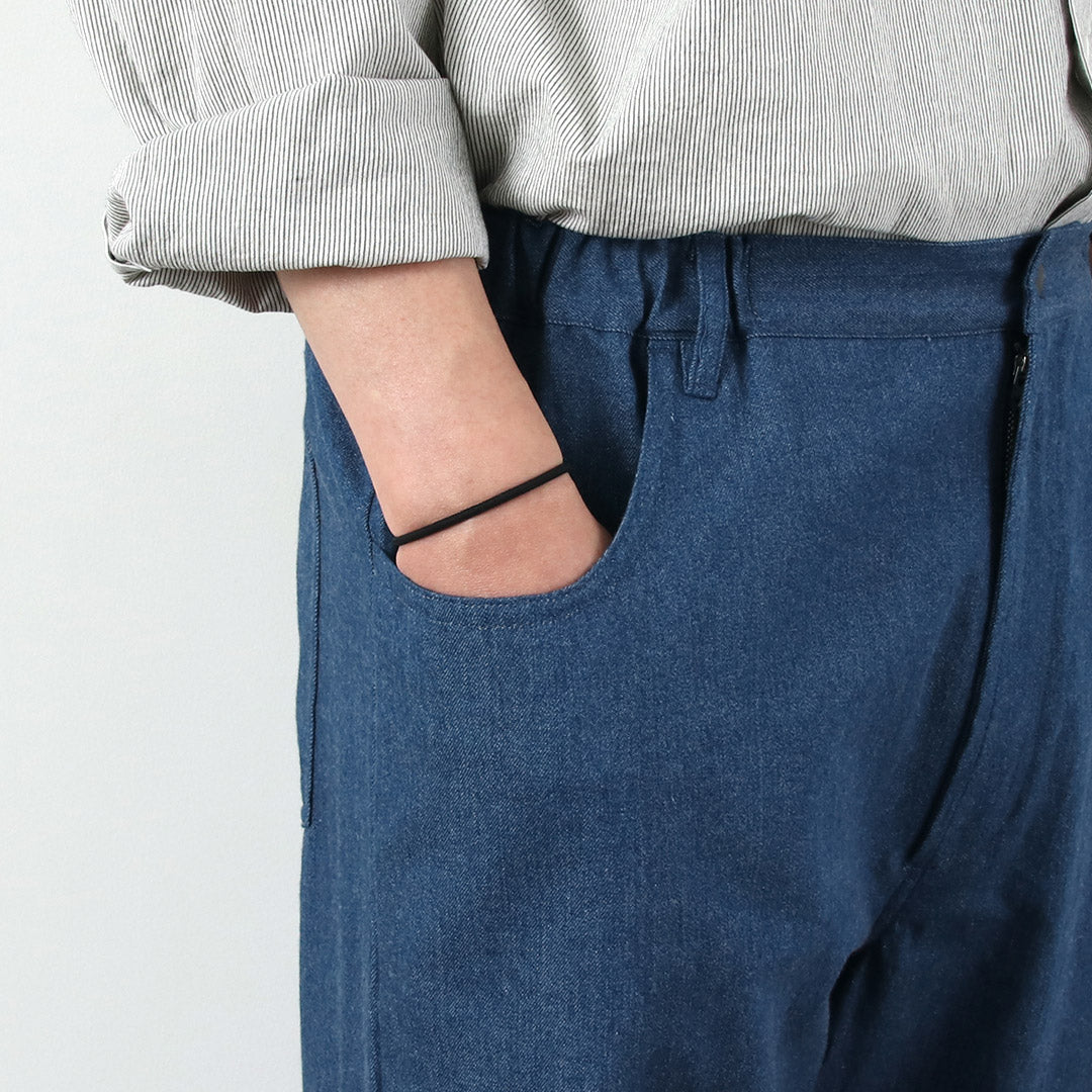 BASISBROEK / Albion 8oz Denim Pantalones sencillos semianchos