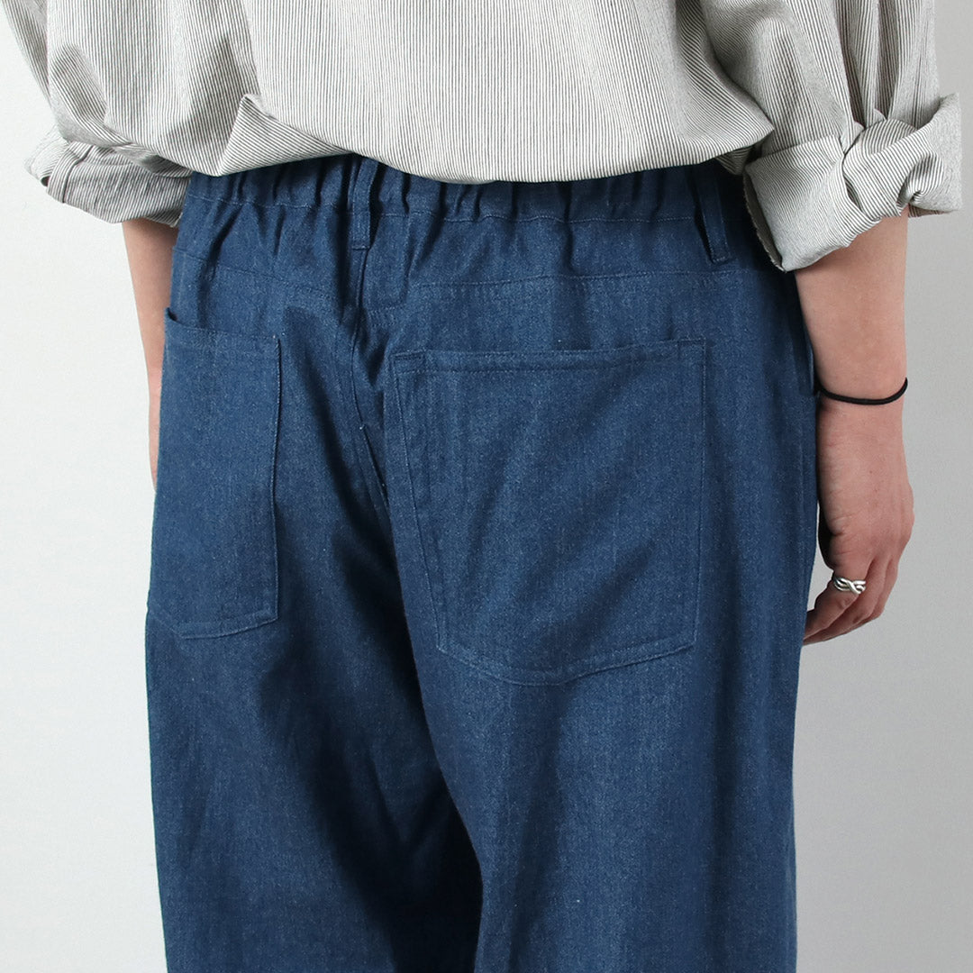 BASISBROEK / Albion 8oz Denim Pantalones sencillos semianchos